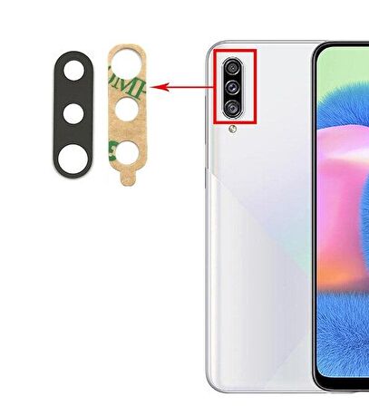 Samsung Galaxy A30s Uyumlu Kamera Lensi Cam SM-A307F